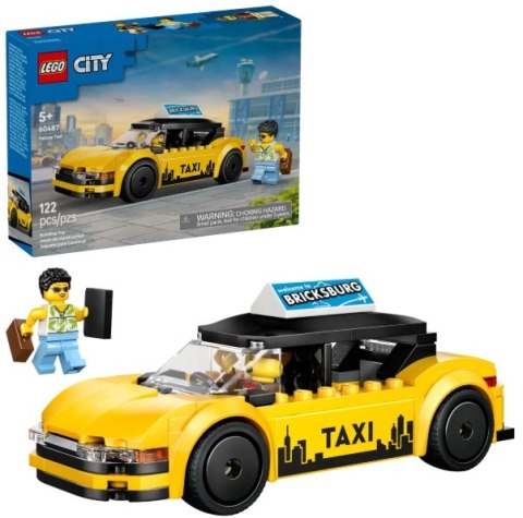 KLOCKI KONSTR LEGO 60487 CITY ZOLTA TAKSOWKA