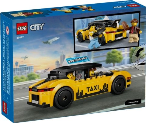 KLOCKI KONSTR LEGO 60487 CITY ZOLTA TAKSOWKA