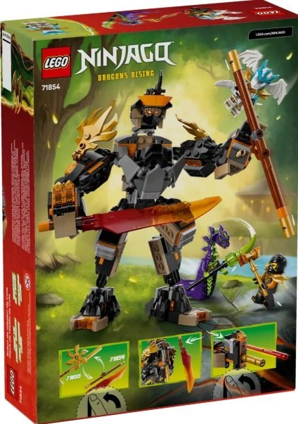 KLOCKI KONSTR LEGO 71854 NINJAGO MECH COLE ZANE