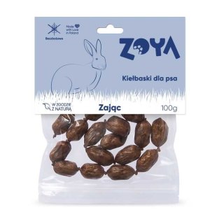 ZOYA Kiełbaski z zająca przysmak dla psa 100g