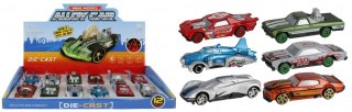 Auto osobowe metalowe 7cm mix MEGA CREATIVE 510452