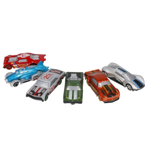 Auto osobowe metalowe 7cm mix MEGA CREATIVE 510452