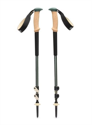 Kije trekkingowe Black Diamond Trail Cork Trekking Poles, laurel green