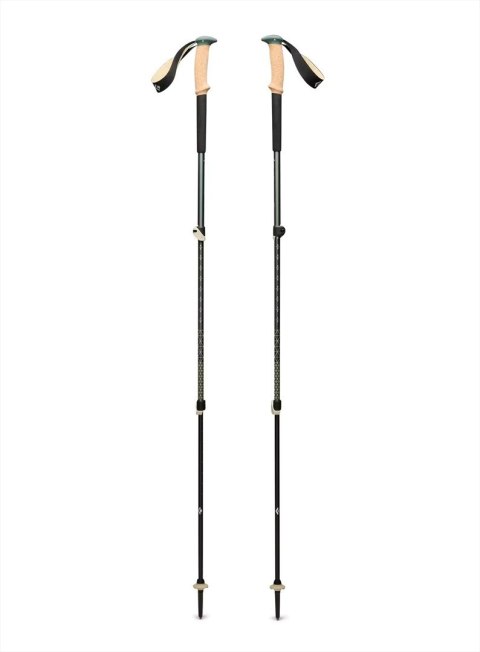 Kije trekkingowe Black Diamond Trail Cork Trekking Poles, laurel green