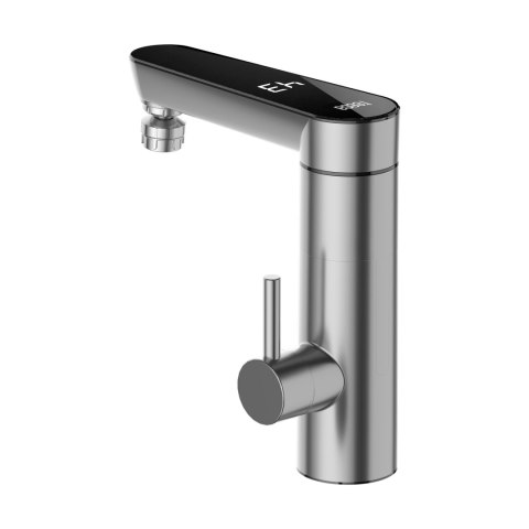 Przepływowy podgrzewacz wody - bateria stojąca metalowa