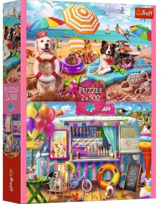 Puzzle 2x500el Wakacyjny czas TREFL 37533 TR