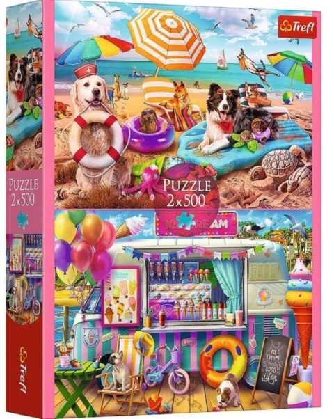 Puzzle 2x500el Wakacyjny czas TREFL 37533 TR