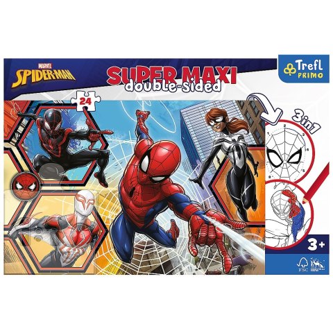 Puzzle 24 elementy Super Maxi Spider Man TREFL 41006 TREF