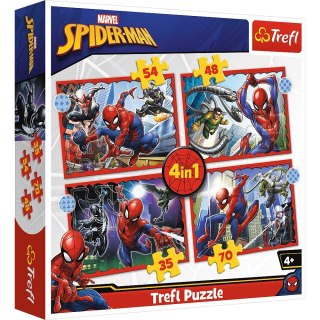 Puzzle 4w1 Spiderman TREFL 34384