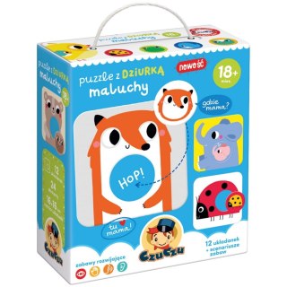 Układanka edukacyjna 12 elementów Maluchy 18M CZU CZU 490807