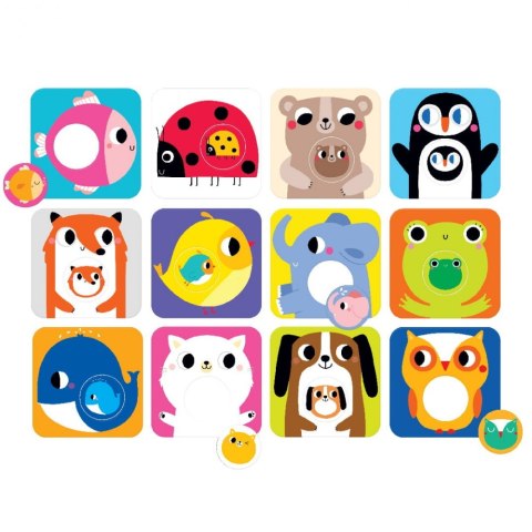 Układanka edukacyjna 12 elementów Maluchy 18M CZU CZU 490807