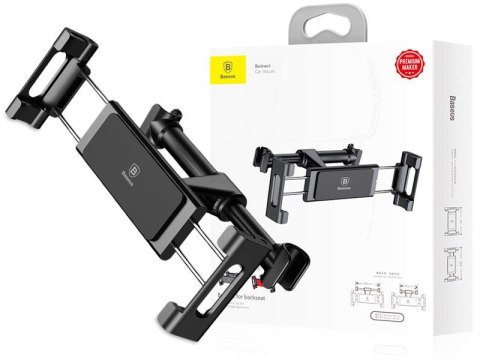 Baseus Backseat uchwyt samochodowy na zagłówek czarny