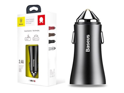Baseus Ładowarka Samochodowa 2x USB 2.4A