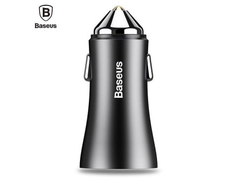 Baseus Ładowarka Samochodowa 2x USB 2.4A