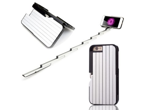 Etui Selfie Case Apple iPhone 6 / 7 / 8 / SE 2022/2020 czarny + Pilot Sterujący