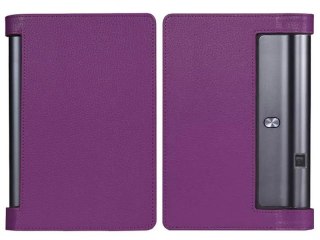 Etui na magnes skórzane do Lenovo Yoga Tab3 Pro X90 / Tab3 Plus Fioletowe