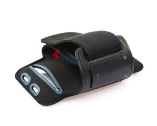 Etui na ramię sportowe do biegania na telefon do 5.5 cala czerwone