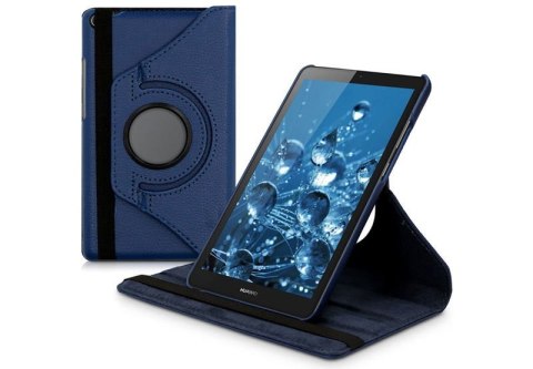 Etui obrotowe 360 do Huawei MediaPad T3 7.0 Granatowe