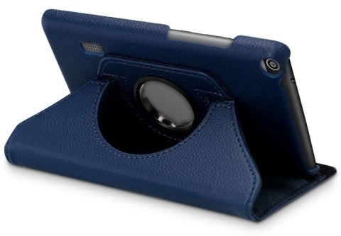 Etui obrotowe 360 do Huawei MediaPad T3 7.0 Granatowe