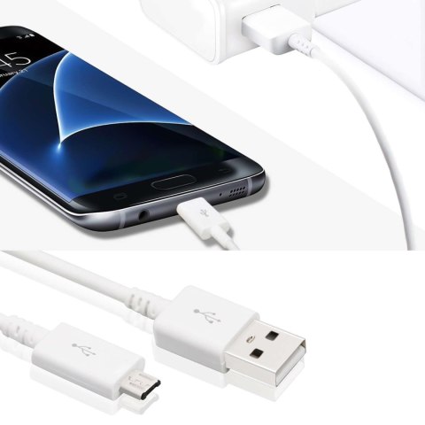 Kabel Samsung Oryginalny Micro USB 2.0 ECB-DU4AWE przewód 1m Biały