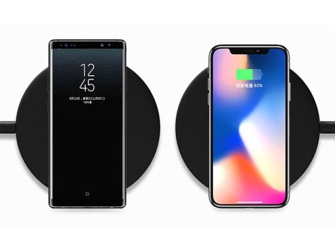 Ładowarka indukcyjna USAMS 10W US-CD24 iPhone 8 X MFI czarna