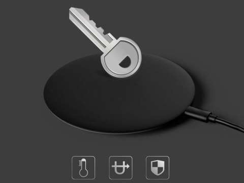 Ładowarka indukcyjna USAMS 10W US-CD24 iPhone 8 X MFI czarna