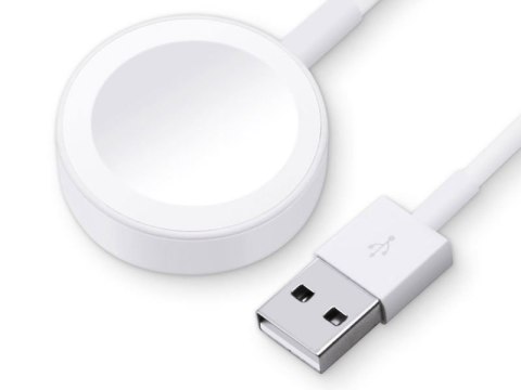 Ładowarka przewód do ładowania Apple Watch Ultra, SE, 10,9, 8, 7, 6, 5, 4, 3, 2, 1 1m biała