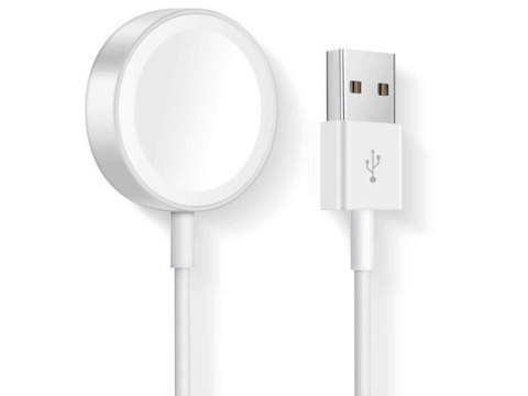 Ładowarka przewód do ładowania Apple Watch Ultra, SE, 10,9, 8, 7, 6, 5, 4, 3, 2, 1 1m biała