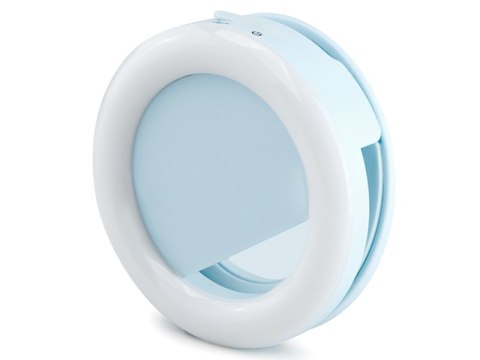 Lampka Selfie Ring Light LED pierścieniowa RK-14 niebieska