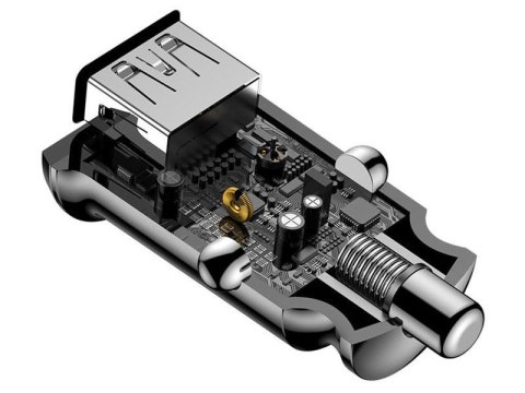 Baseus Grain ładowarka samochodowa 2x USB 5V 3.1A black