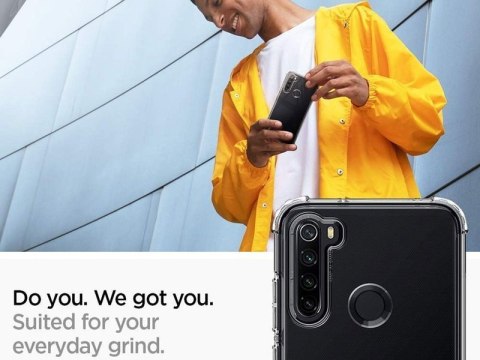 Etui Spigen Crystal Shell do Xiaomi Redmi Note 8 Crystal Clear