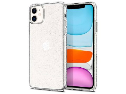 Etui Spigen Liquid Crystal Glitter do Apple iPhone 11 Crystal Quartz