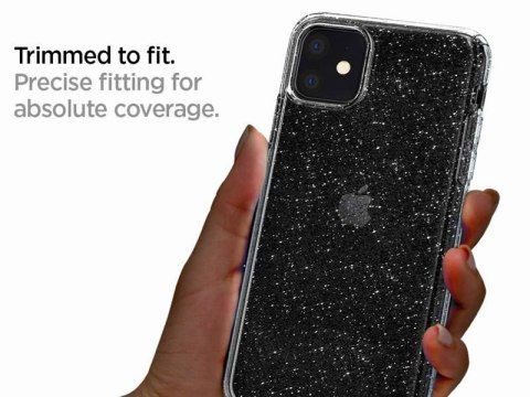 Etui Spigen Liquid Crystal Glitter do Apple iPhone 11 Crystal Quartz