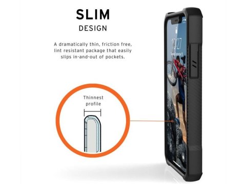 Etui UAG Urban Armor Gear Monarch do iPhone 11 Pro Crimson Red Leather