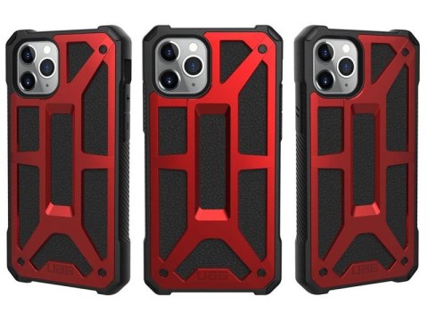 Etui UAG Urban Armor Gear Monarch do iPhone 11 Pro Crimson Red Leather