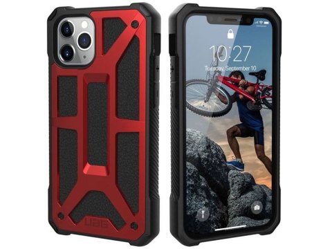 Etui UAG Urban Armor Gear Monarch do iPhone 11 Pro Crimson Red Leather