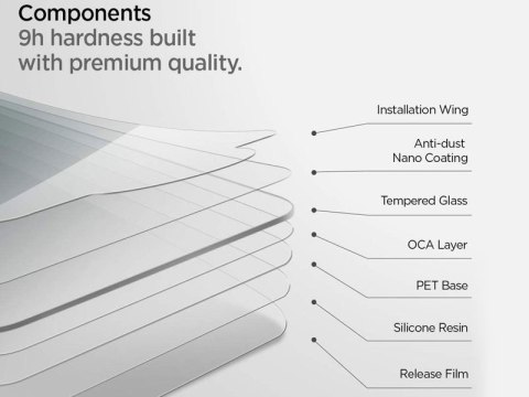 Szkło hartowane Spigen Glas.tR Slim do Apple iPad 10.2 2019/2020/2021