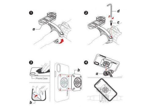 Uchwyt rowerowy Spigen Gearlock MF100 Bike Mount Out-Front