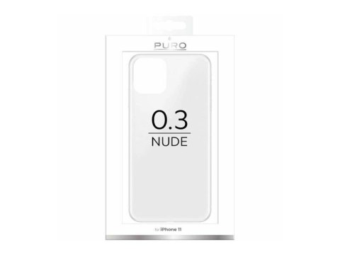 Etui PURO 0.3 Nude do Apple iPhone 11 6.1 Przezroczyste