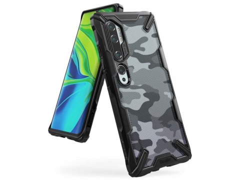 Etui Ringke Fusion X do Xiaomi Mi Note 10/ Note 10 Pro/ CC9 Pro Camo Black