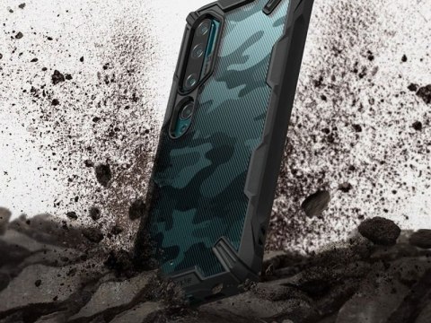 Etui Ringke Fusion X do Xiaomi Mi Note 10/ Note 10 Pro/ CC9 Pro Camo Black