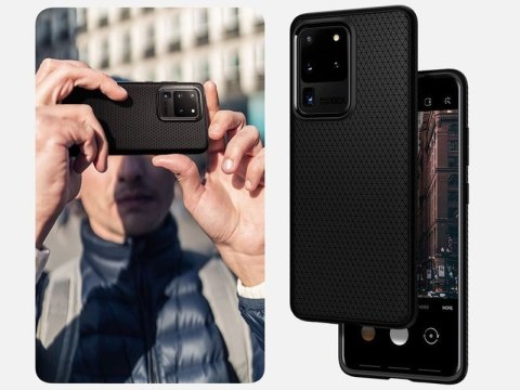 Etui Spigen Liquid Air do Samsung Galaxy S20 Ultra Matte Black