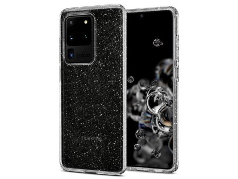 Etui Spigen Liquid Crystal Glitter do Samsung Galaxy S20 Ultra Crystal Quartz