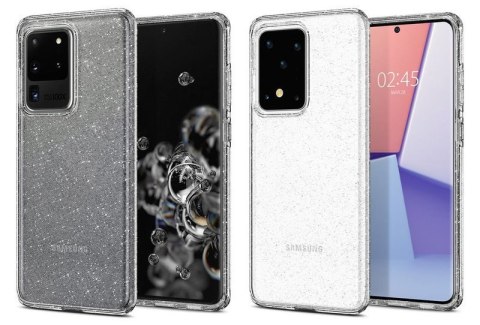 Etui Spigen Liquid Crystal Glitter do Samsung Galaxy S20 Ultra Crystal Quartz