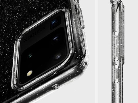 Etui Spigen Liquid Crystal Glitter do Samsung Galaxy S20 Ultra Crystal Quartz