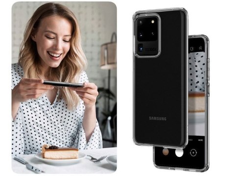 Etui Spigen Liquid Crystal do Samsung Galaxy S20 Ultra Crystal Clear