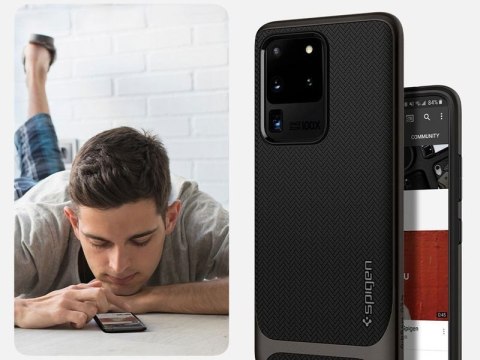 Etui Spigen Neo Hybrid do Samsung Galaxy S20 Ultra Gunmetal