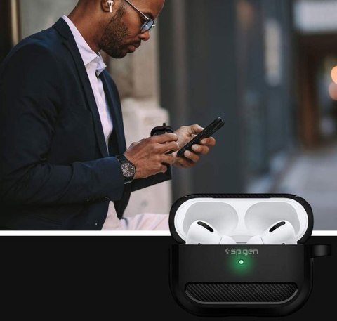 Etui Spigen Rugged Armor do Apple Airpods Pro Matte Black