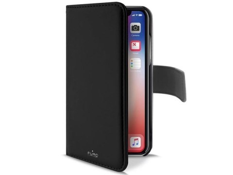 Etui obudowa PURO Wallet Detachable do Apple iPhone XS Max Czarne