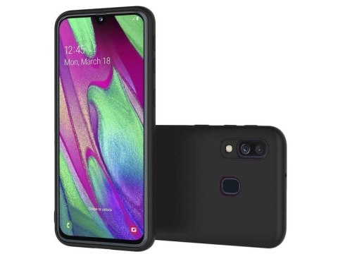 Etui silikonowe Alogy slim case do Samsung Galaxy A40 czarne
